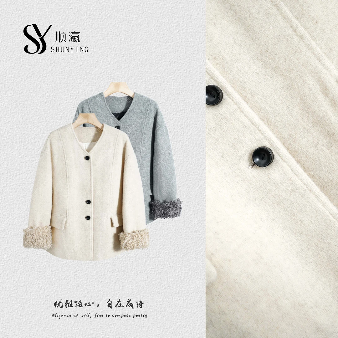 【仟娜】耐穿有质感！复古时尚减龄百搭休闲羽绒大衣SY76DY9919