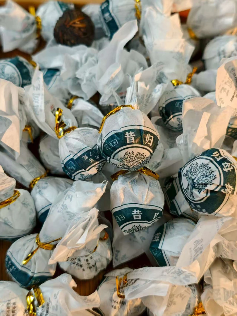 {昔归母树}（814）2022年昔归母树龙珠普洱生茶 净含量8克*10粒