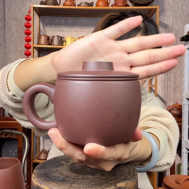 茶杯紫砂原矿紫砂杯