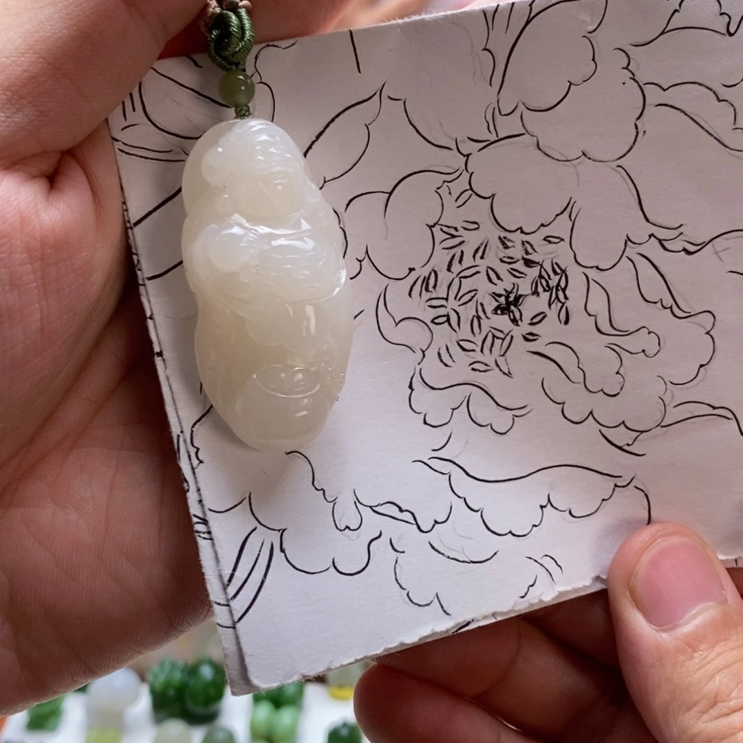 吊坠(不含链)未镶嵌和田玉