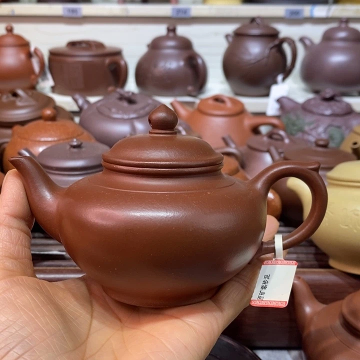 紫砂茶壶微瑕处理一把