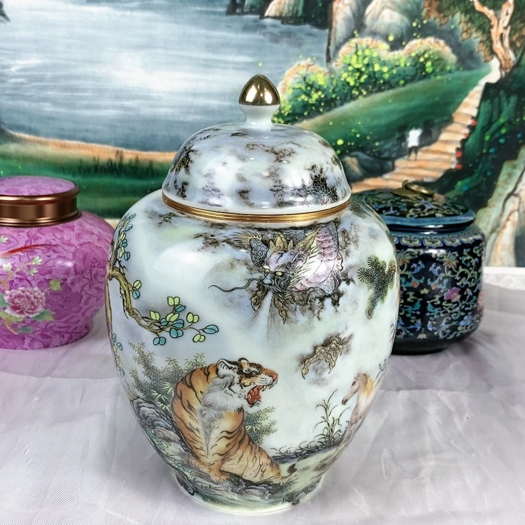 【闪购商品】瓷片陶瓷茶叶罐密封罐