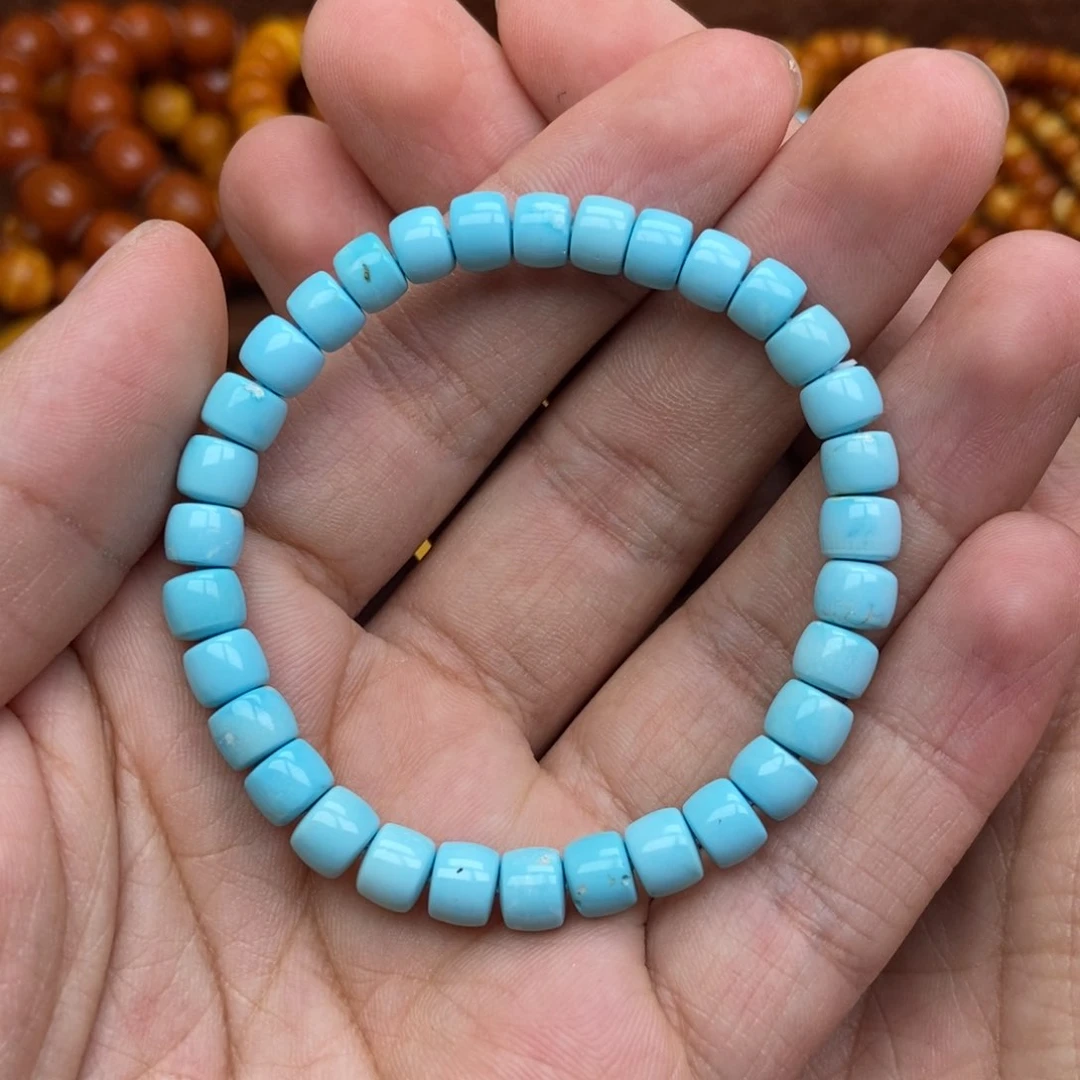 绿松石手链未镶嵌干****?