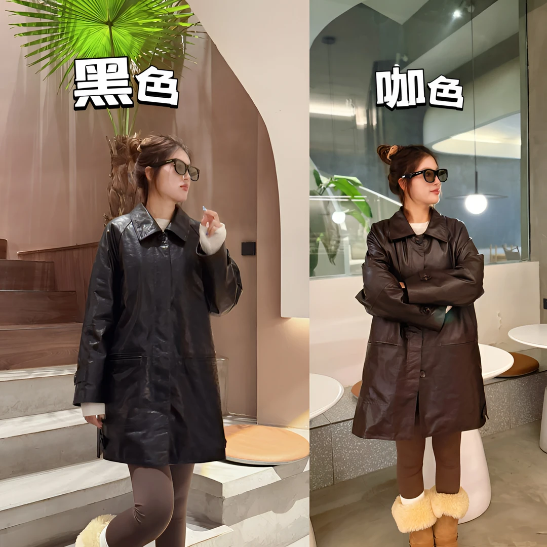 【MiDuo甄选-牛皮鹅绒/一衣两穿】2025新款真皮皮衣内胆可脱卸设计