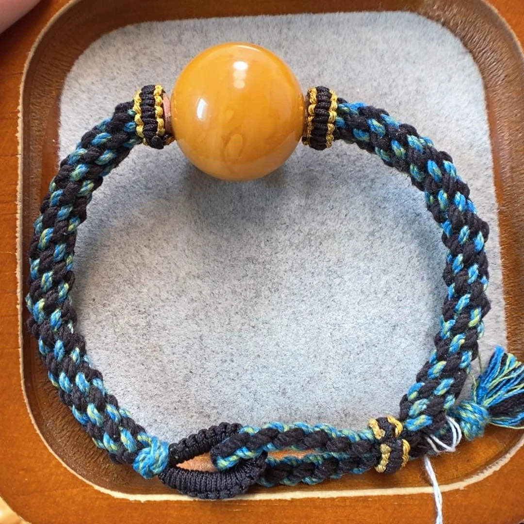 未镶嵌蜜蜡手绳蜜蜡手绳