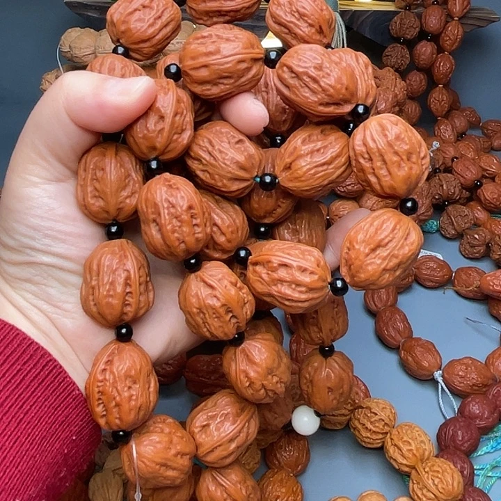 文玩核桃手串蛤蟆脖挂