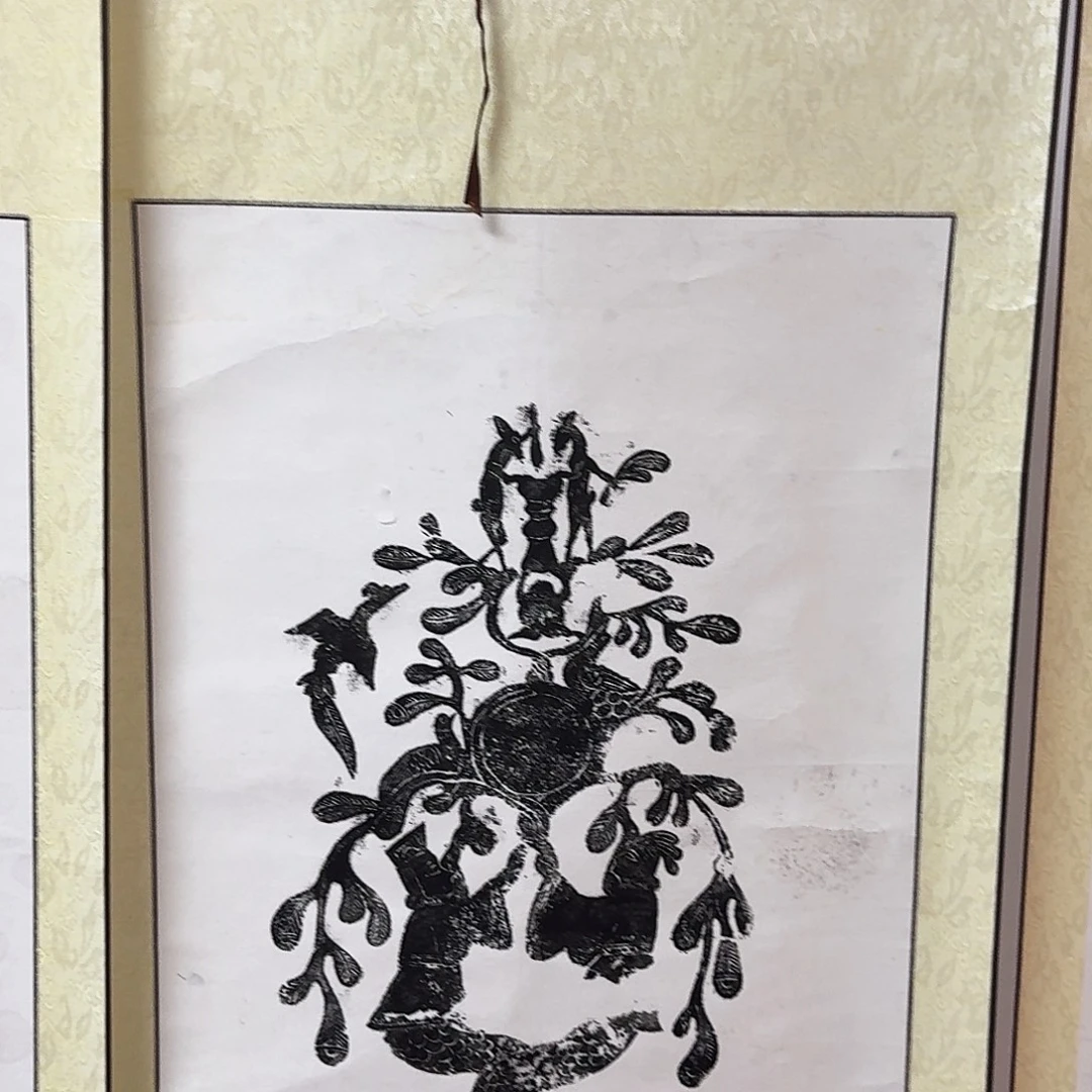 拓片用纸其他玉兔捣药图