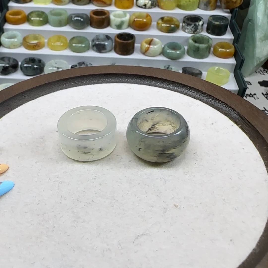 蛇纹石玉未镶嵌内径16.9如*安