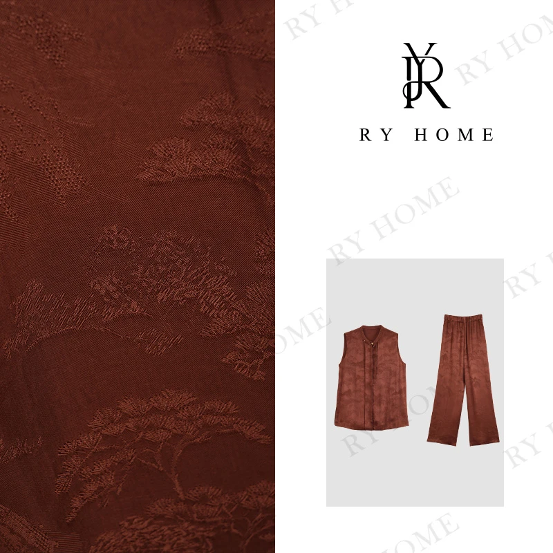 【容雨RYHOME】“红尘独醉”重磅工艺松山图提花套装24ST1280