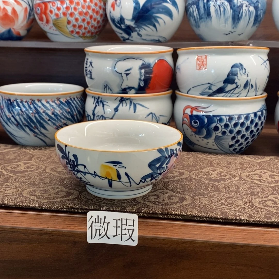 釉下彩手工绘制手工绘制