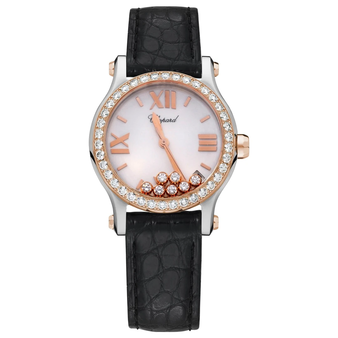 99新 Chopard/萧邦 HAPPYDIAMONDS系列278475腕表/后钻/WHT030601