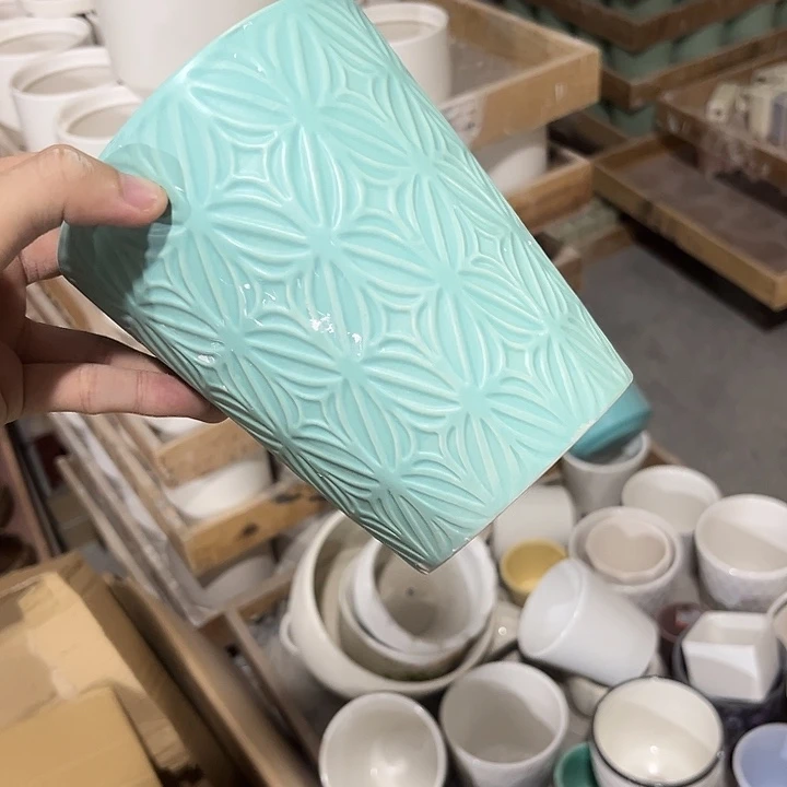 陶瓷花盆全场10包邮