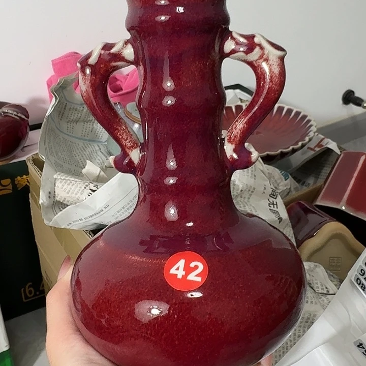 摆件陶郑家钧窑摆件