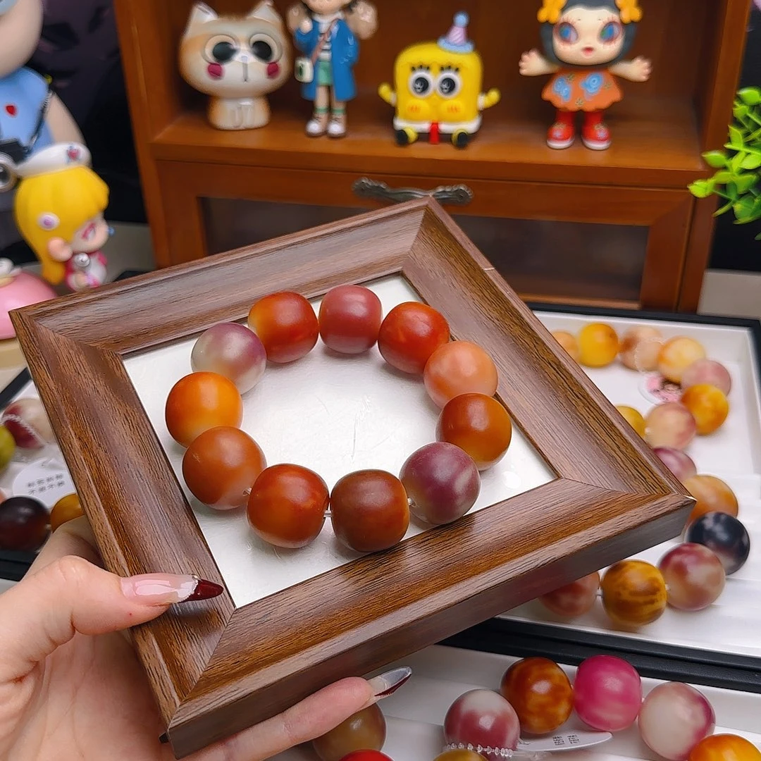 菩提根/象牙果吊坠卡23干磨桶珠