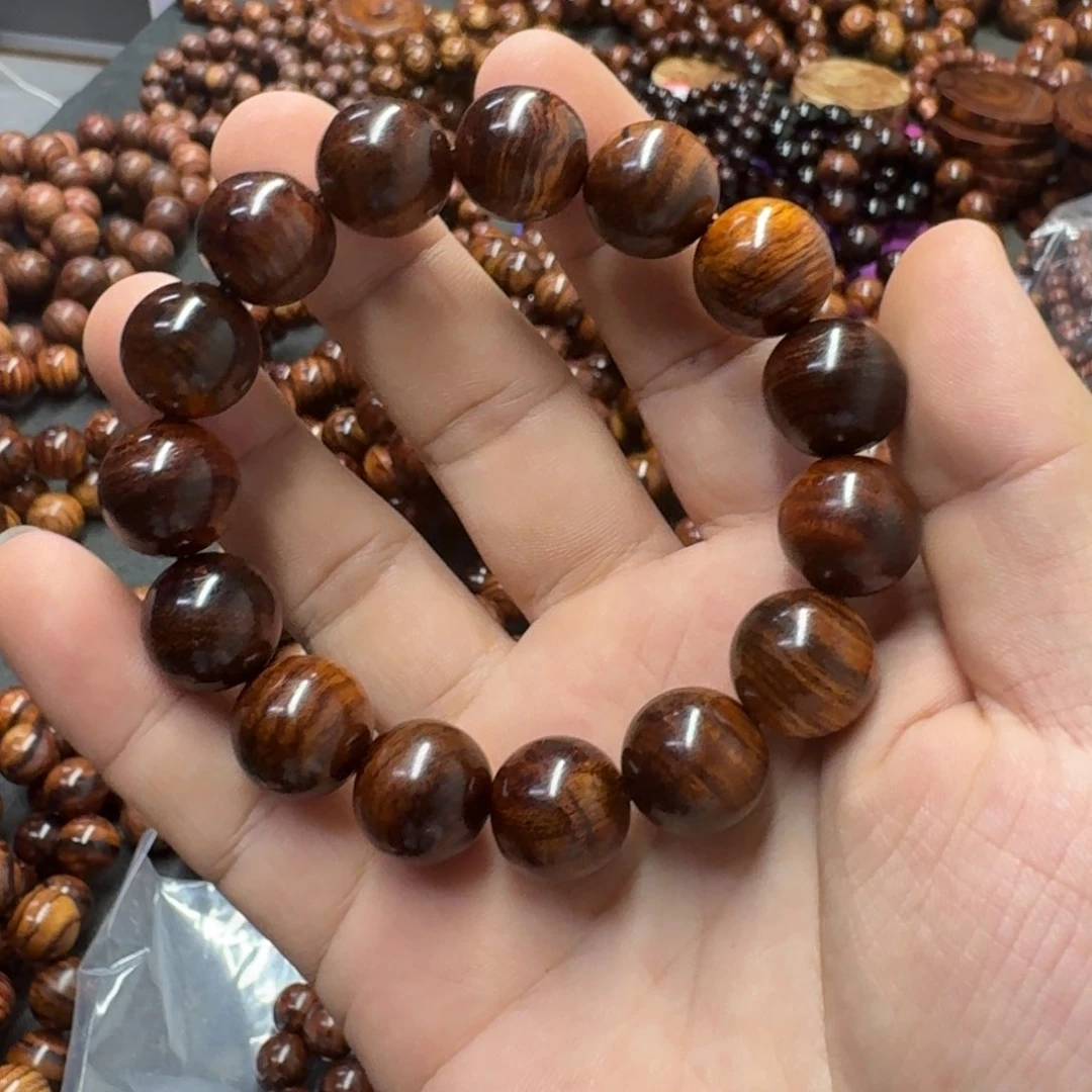 黄花梨/降香黄檀手串/手链老料1.5规格海黄手串