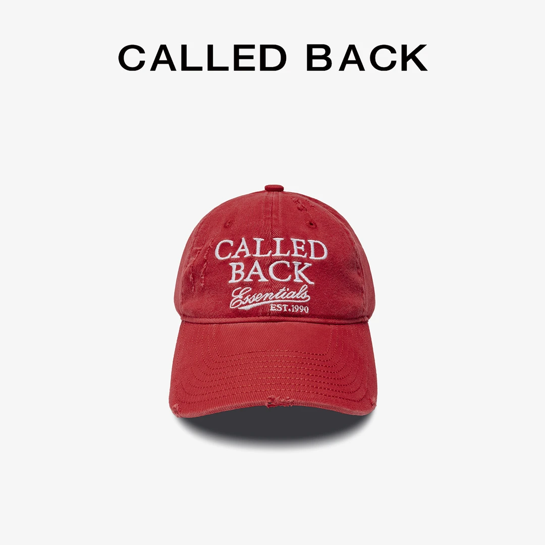 CALLED BACK新款四季休闲百搭红色棒球帽 7-14