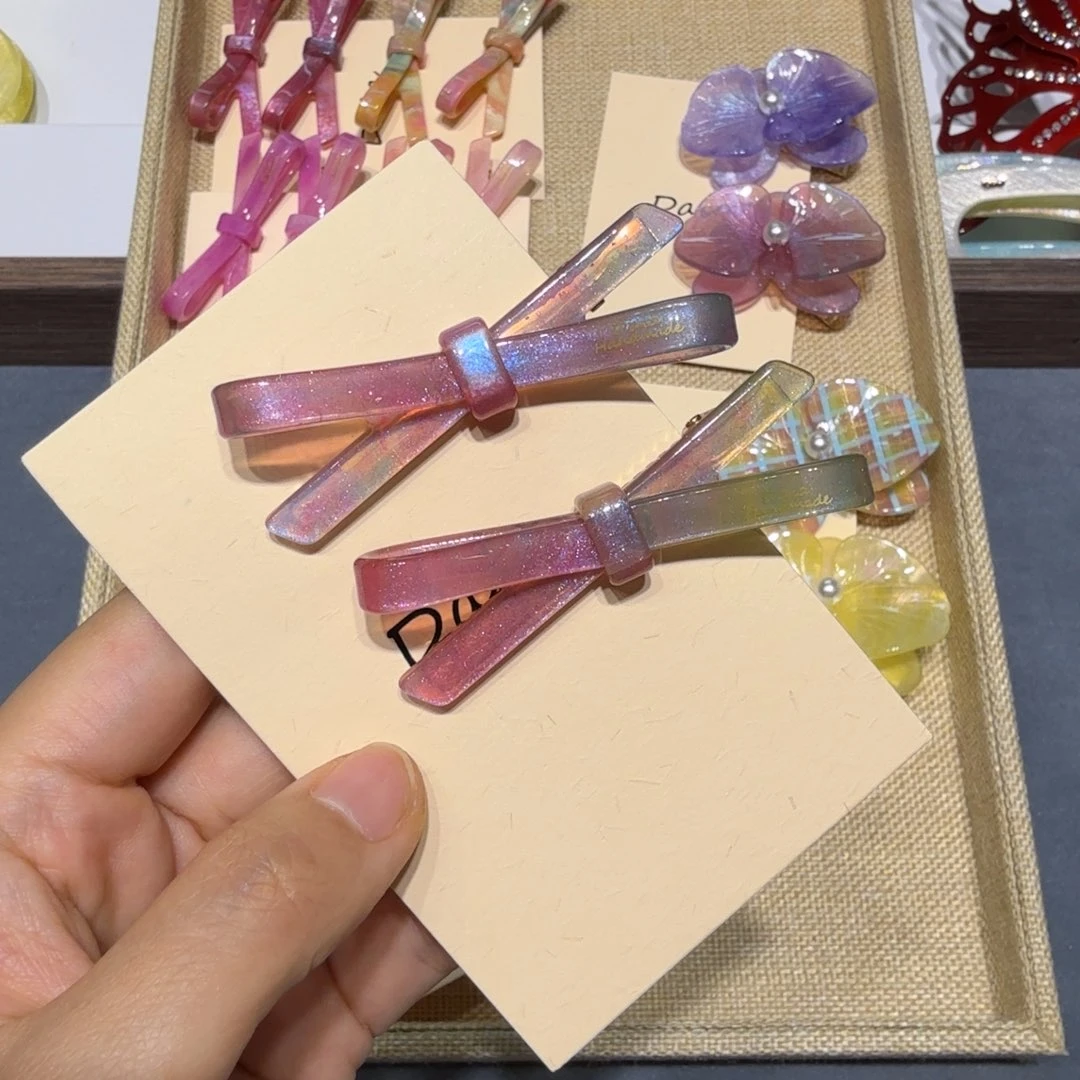 *****醋酸非金属丝带一对鸭夹