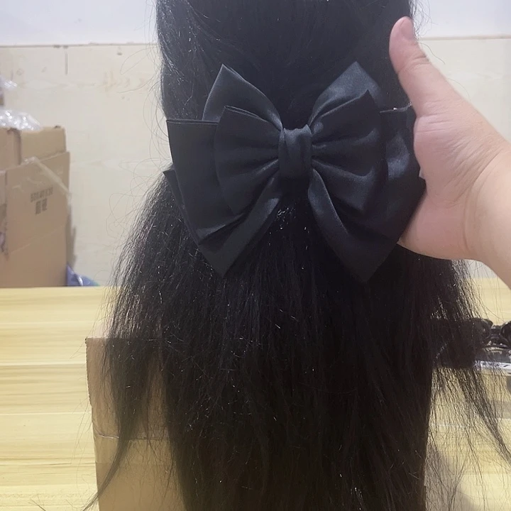 铁合金布艺蝴蝶结发夹