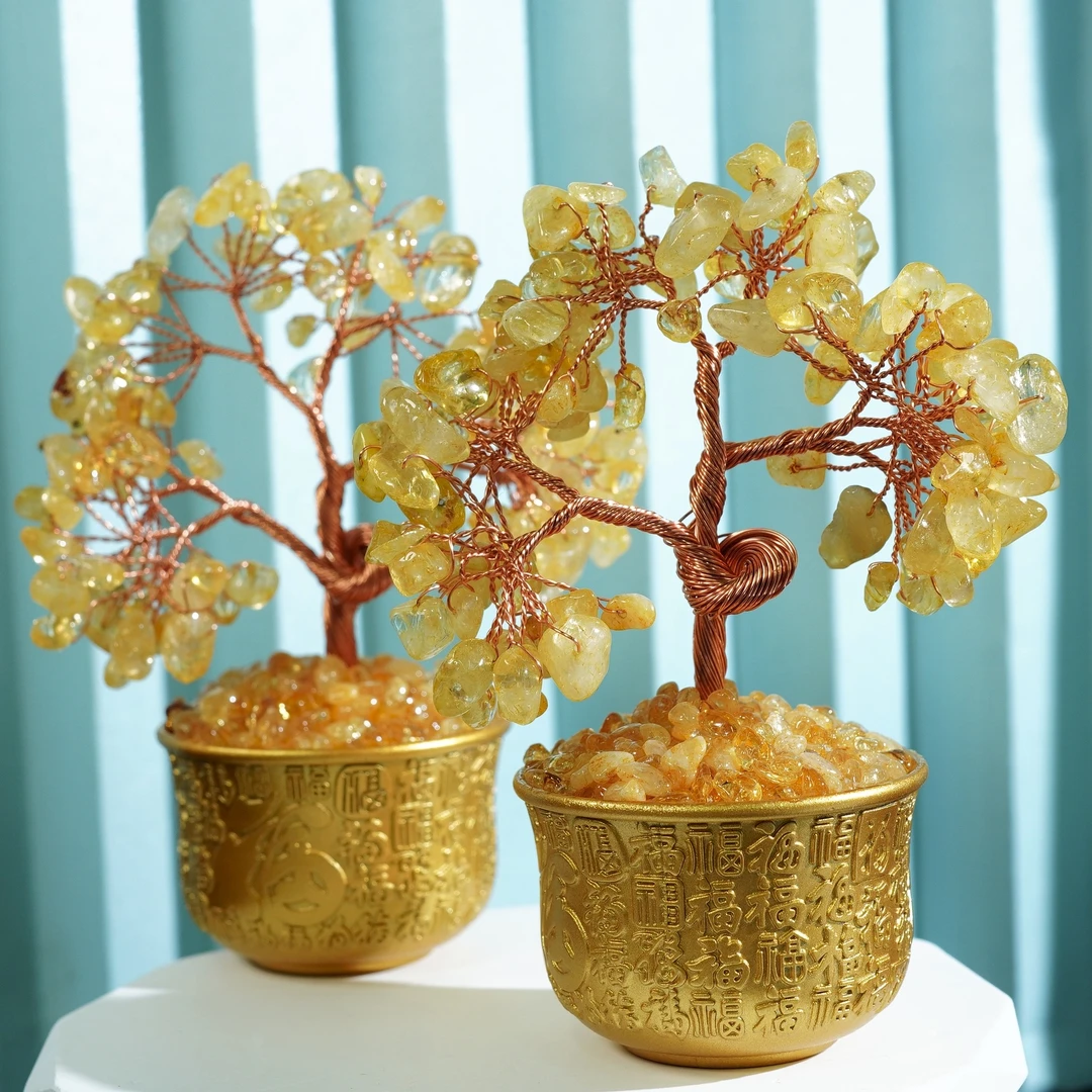 【星浩好物】黄水晶摆件 QT15L445【多样性发一件】