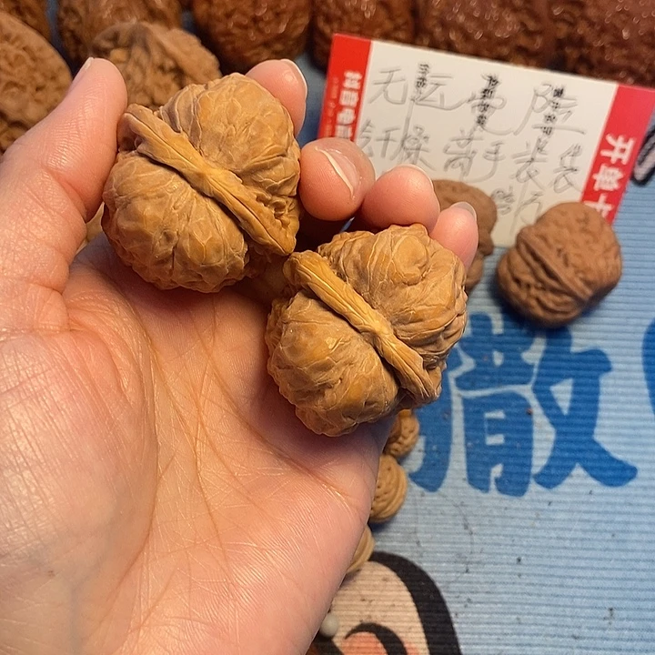 吊坠文玩核桃38蛤麻给打底