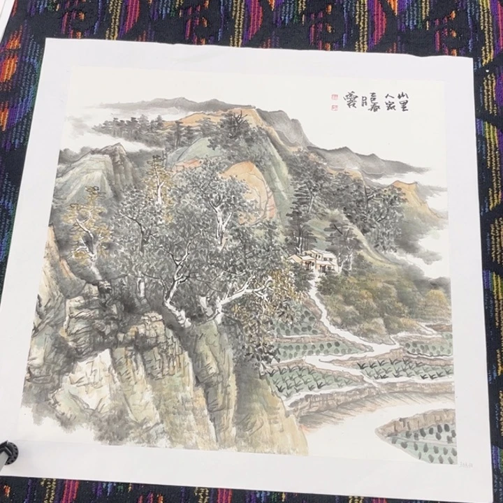 大***浩国画王为彦老师四斗hui