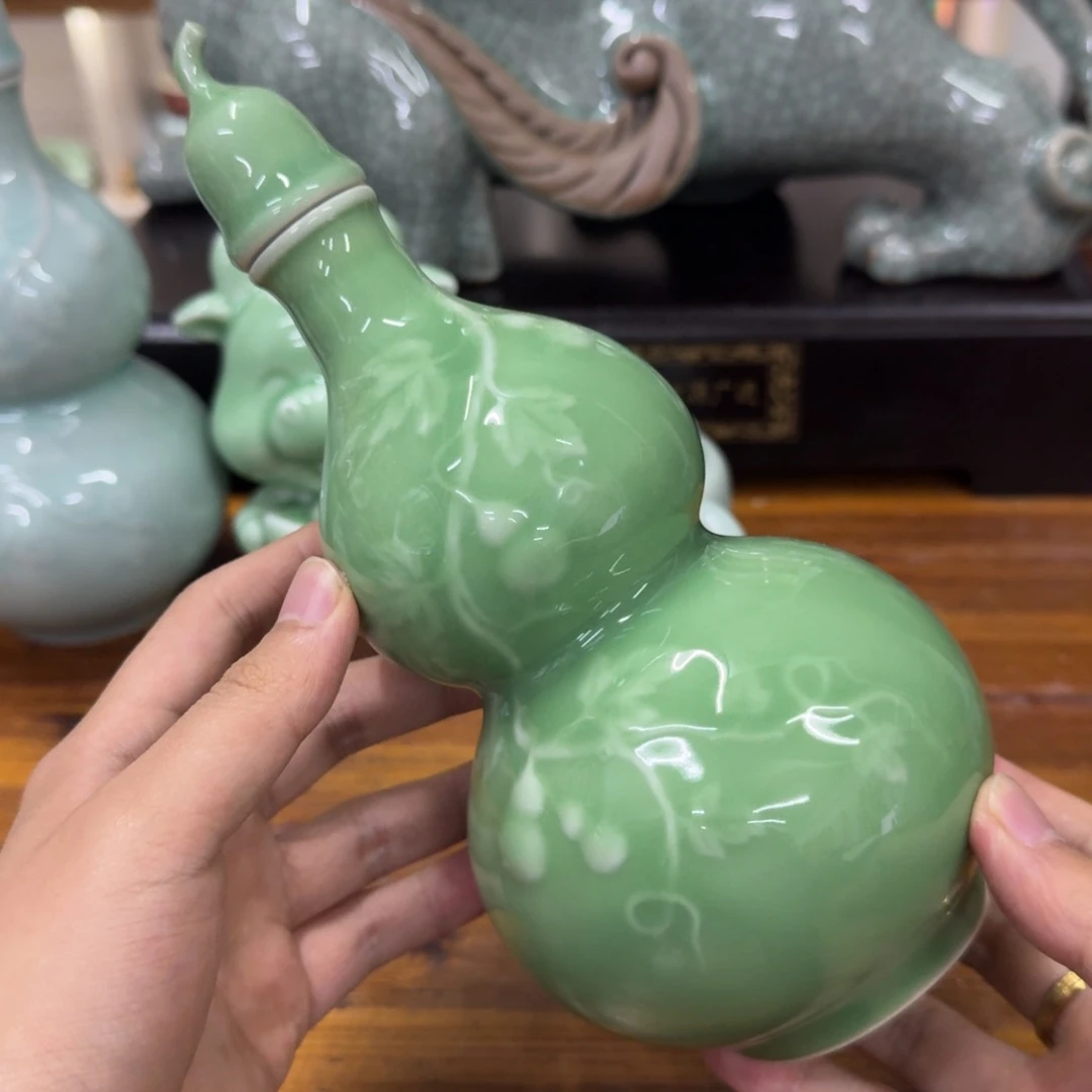 龙泉青瓷茶具微瑕6912