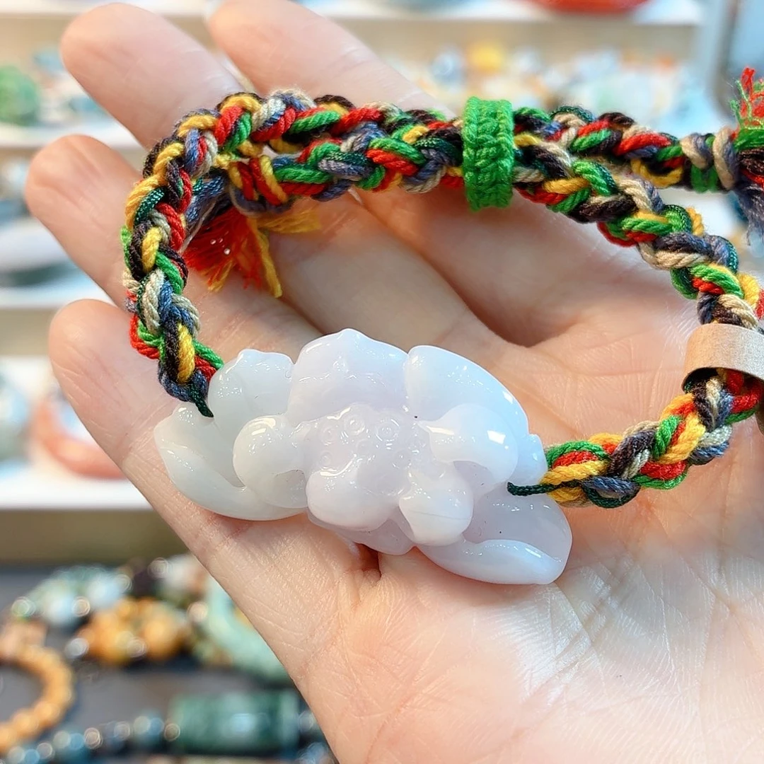 翡翠未镶嵌手链手串