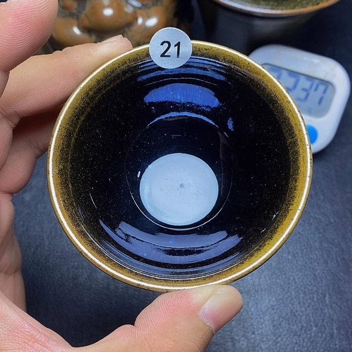 茶盏黑瓷器茶器分享21