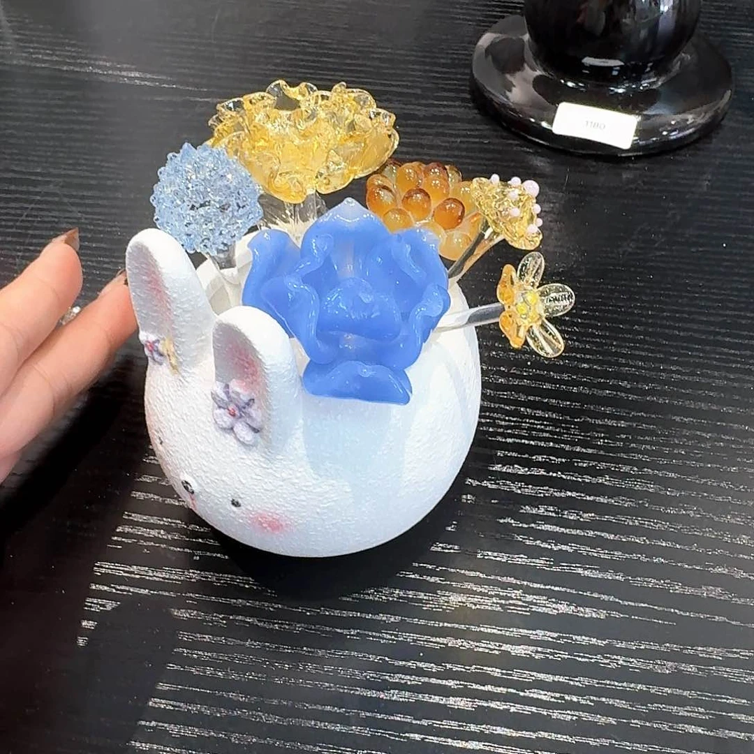 淄博非遗手做琉璃花019