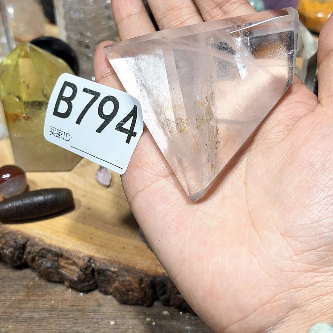 未镶嵌珠宝半成品水晶多样性发其一微瑕