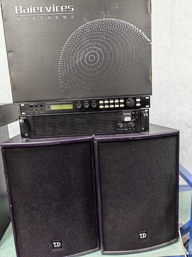 95新  唐龙太极10寸音响T10四件套（不包邮）