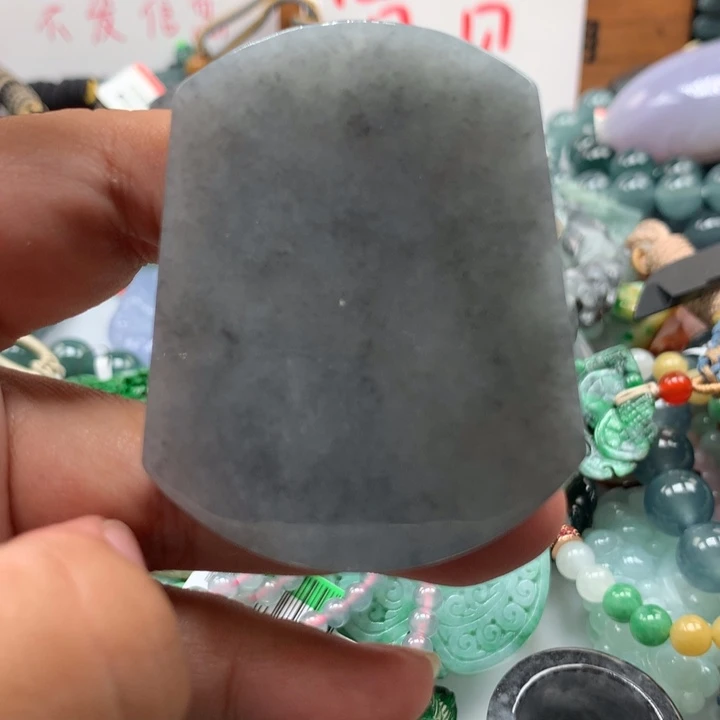 翡翠项链未镶嵌保真天然A货翡翠