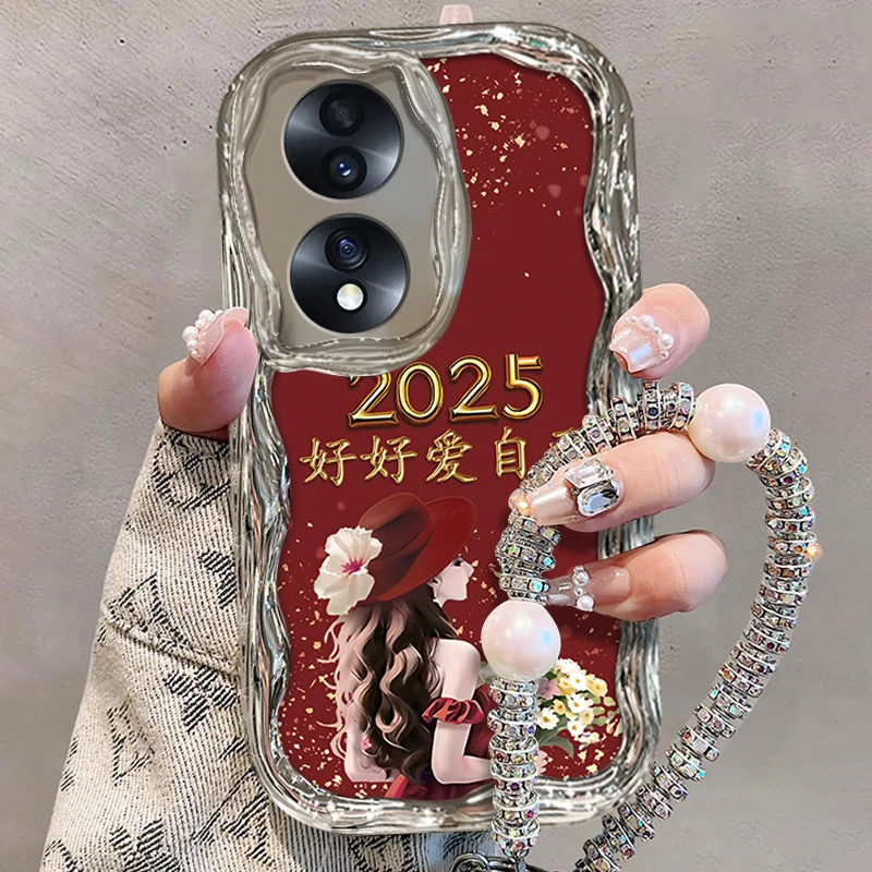 适用于【华为】荣耀70时尚好好爱自己女款高级感手机壳