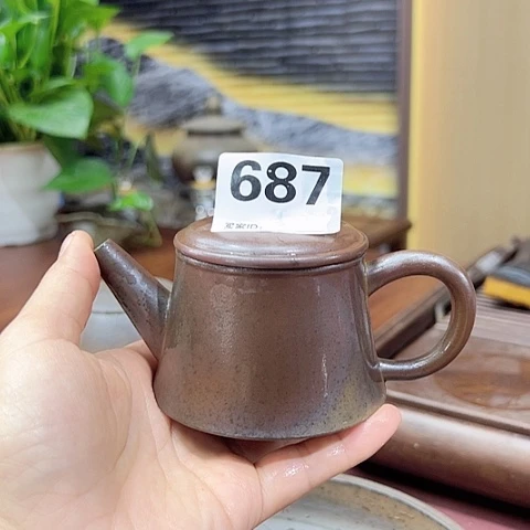 不****凡戬谷龙窑坭兴陶柴烧茶壶687