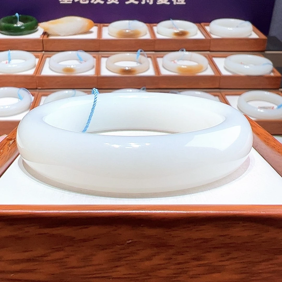 和田玉手镯 58 59未镶嵌