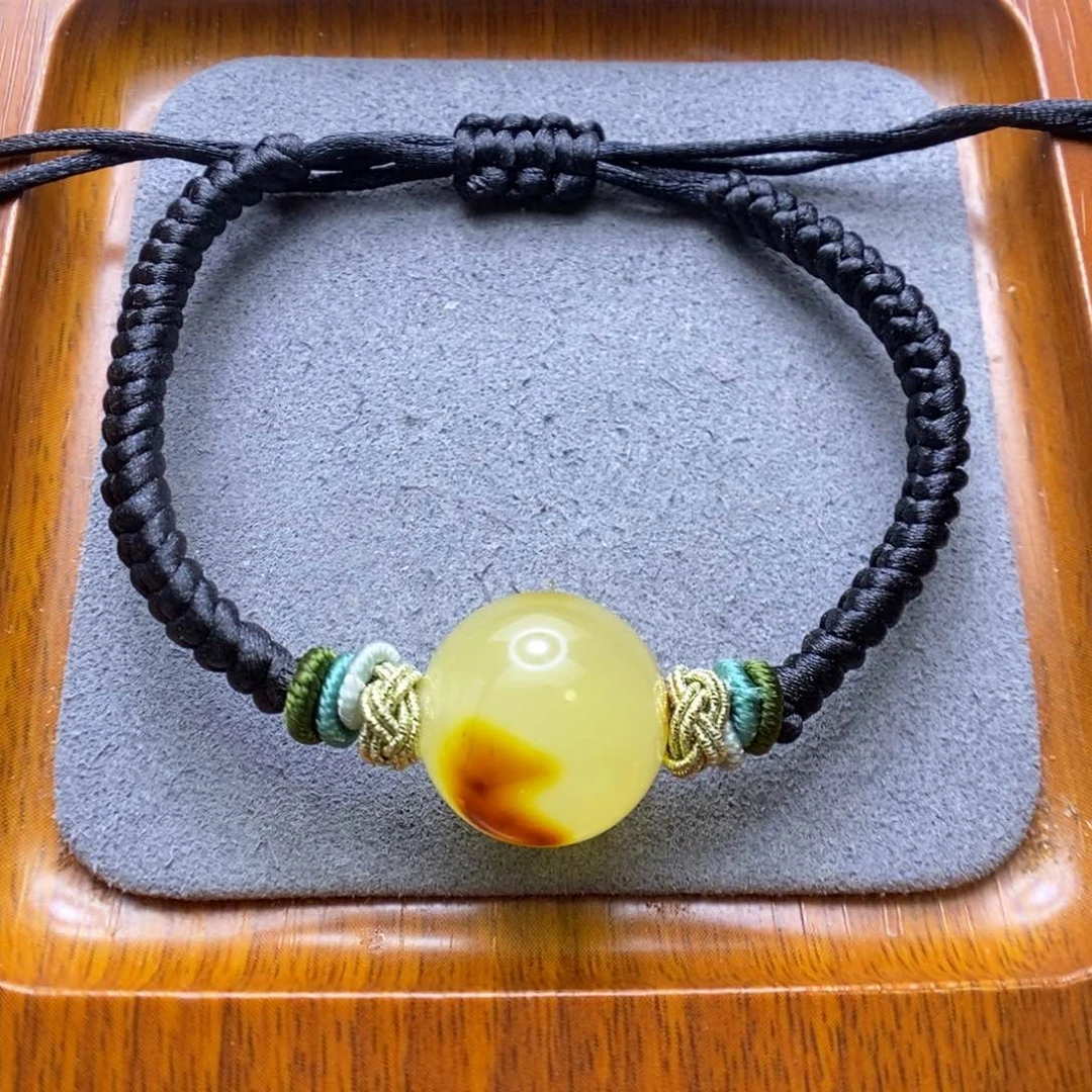 蜜蜡颈饰未镶嵌星****光郎