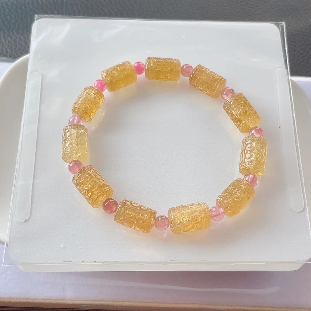 未镶嵌手链碧玺8.2mm左右