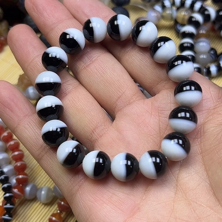 大***孩玛瑙/玉髓未镶嵌手串