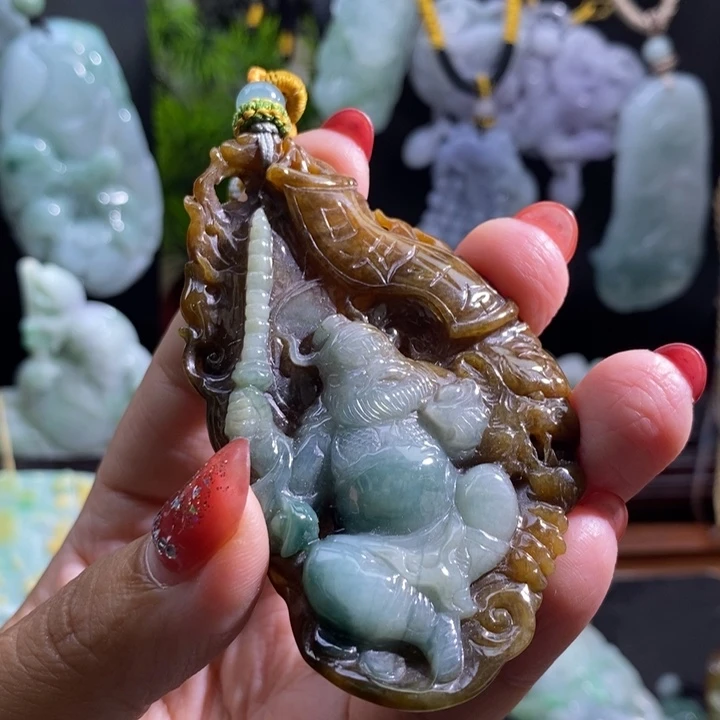 【闪购商品】颈饰未镶嵌翡翠赵公明