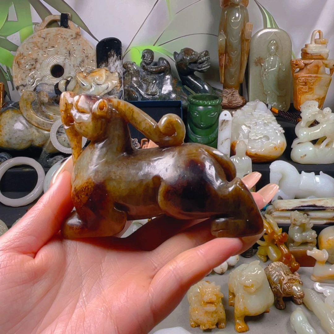 和田玉挂件未镶嵌冯*二