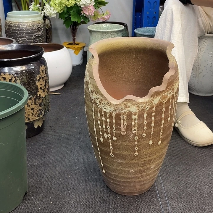 20×42-粗陶花盆包邮