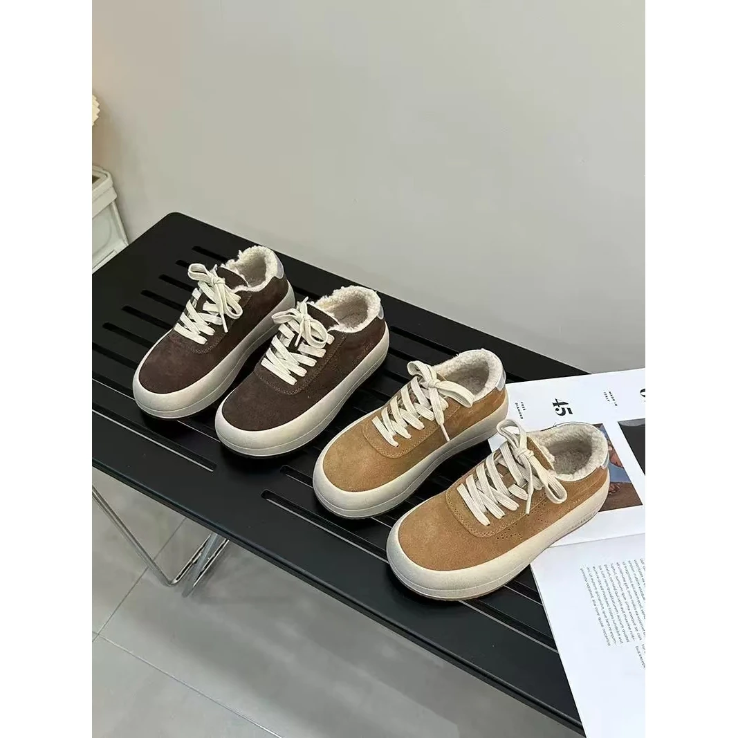 【c.h】秋经典时尚百搭系带复古透气厚底百搭休闲鞋