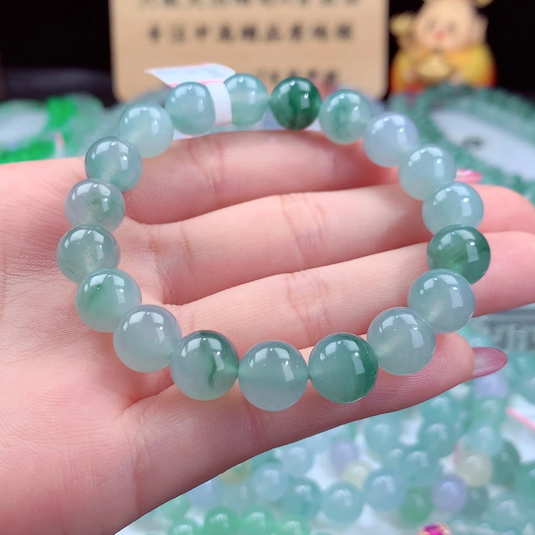 翡翠手链未镶嵌卡10