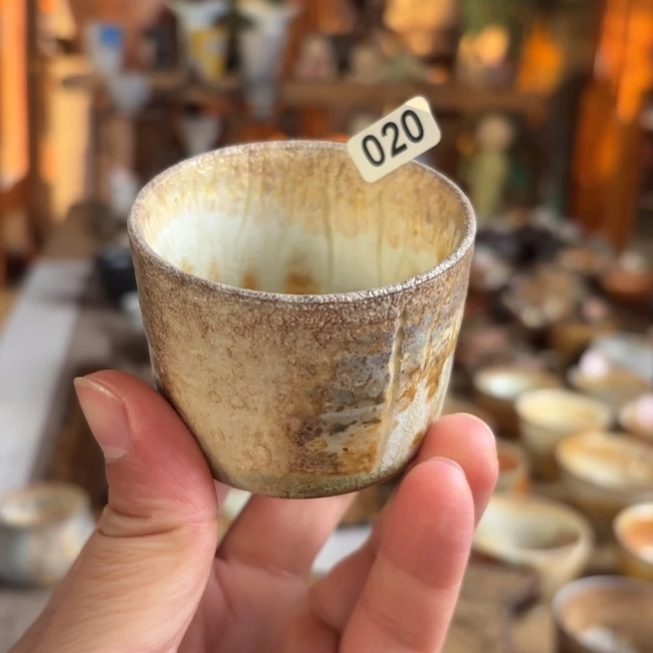 杯༺****༻【瓷与故事】柴烧主人杯