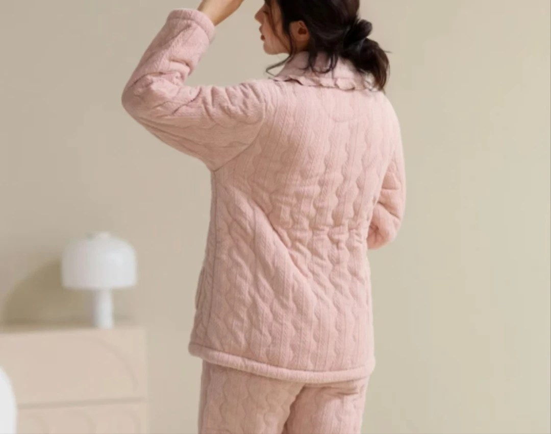 A105-A113三层棉珊瑚绒找到对应编号按照尺码推荐下单家居服套装