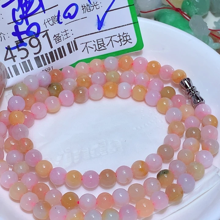 潇***㳠翡翠未镶嵌颈饰ghh