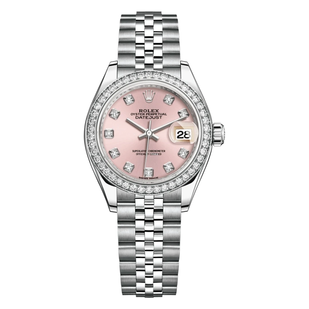 未使用 Rolex/劳力士 /279384钻圈粉钻/28mm
