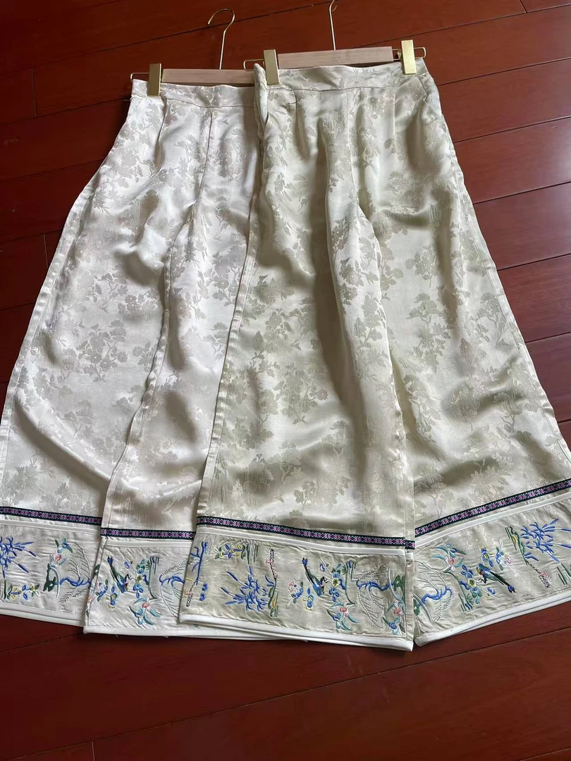 新中式阔腿裤百搭时尚休闲裤洋气时尚新款