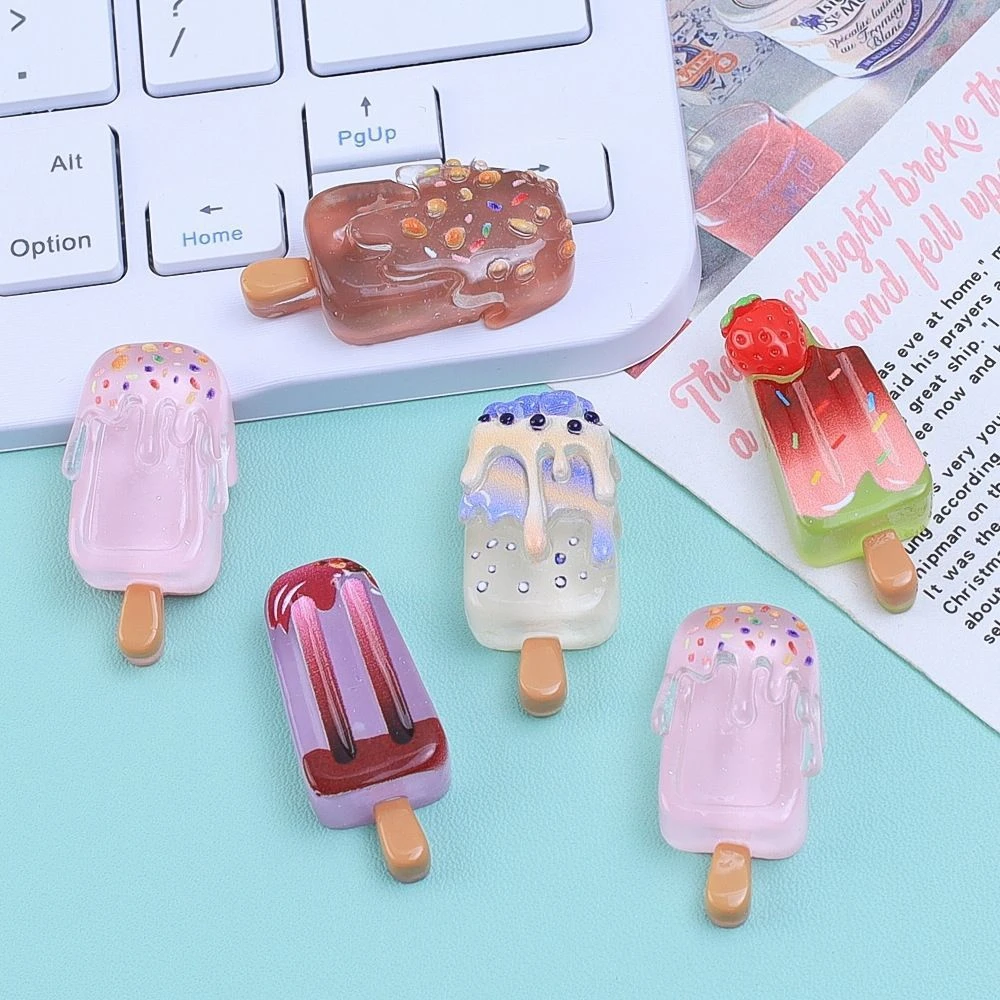 对对碰【迷你雪糕】迷你创意发夹搞怪刘海夹手机贴diy配件