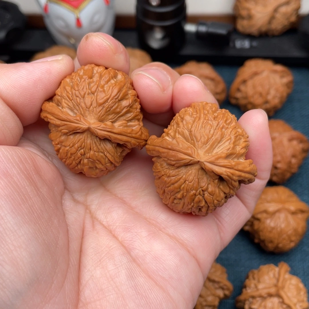 文玩核桃把件全品球白37